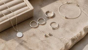 Bijoux minimalistes argent sterling pour femme