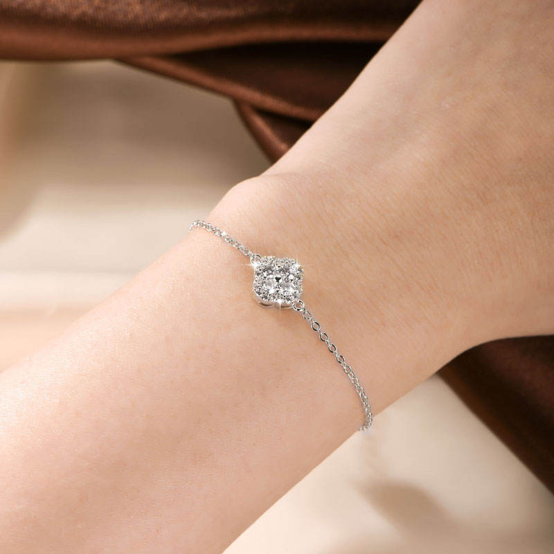 Parure Éclat de Chance en moissanite  