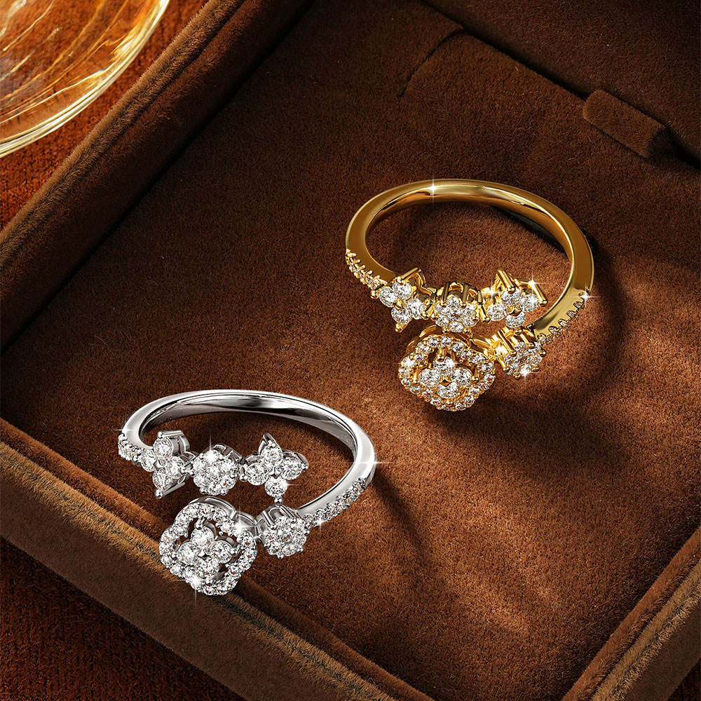 Parure Éclat de Chance en moissanite  