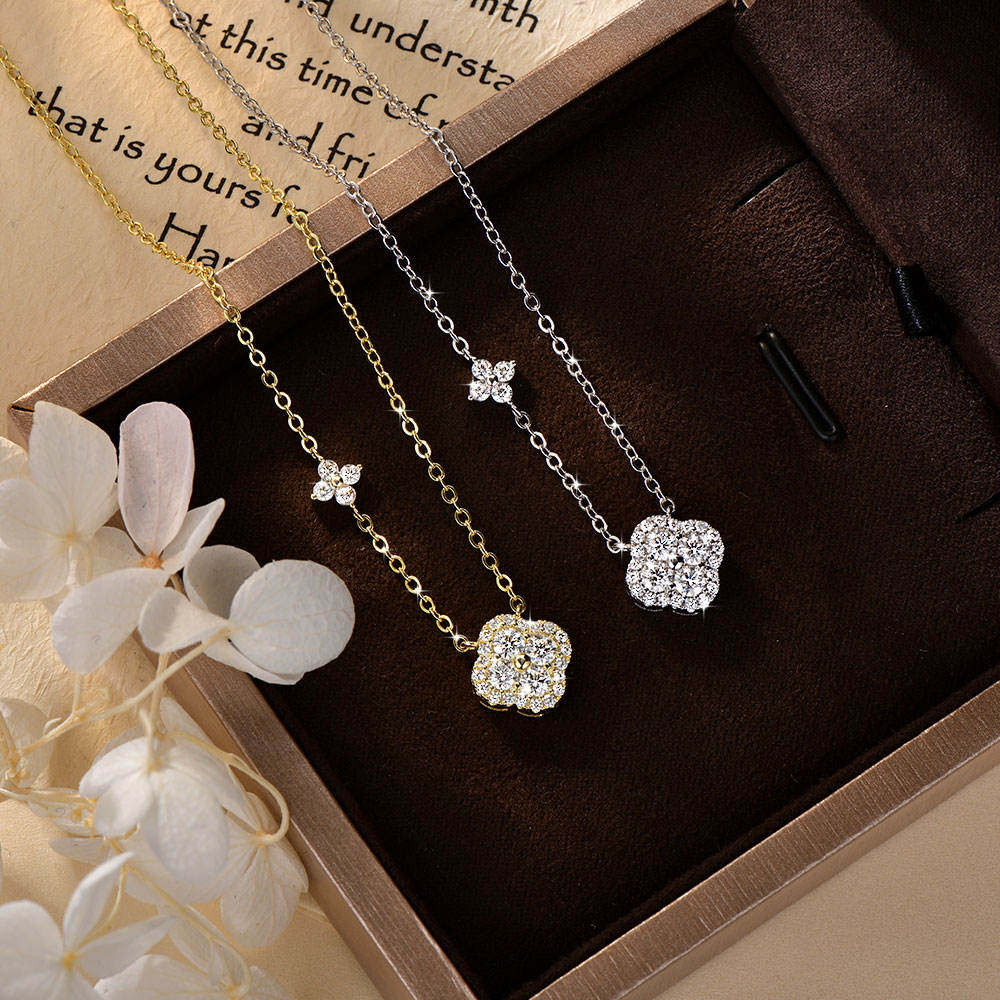 Parure Éclat de Chance en moissanite  