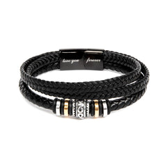 Bracelet en cuir pour homme Your Smile 