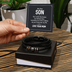 Bracelet en cuir pour homme Your Smile 
